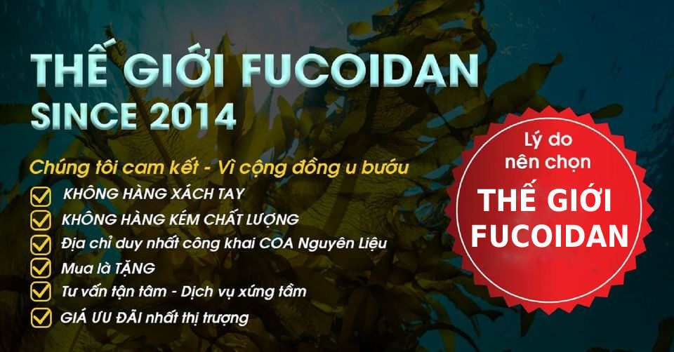 Thế giới Fucoidan - Vì Cộng đồng U bướu