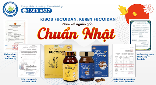 Kibou Fucoidan, Kuren Fucoidan an tâm chất lượng chuẩn Nhật Bản