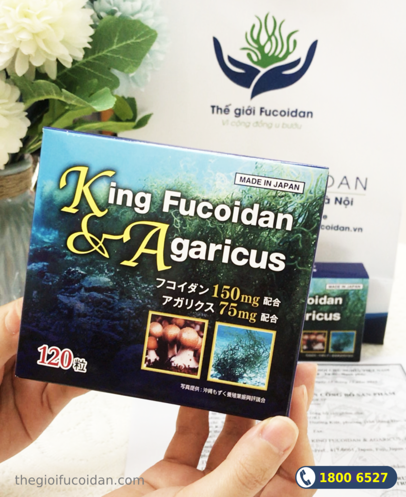 King Fucoidan & Agaricus 120 viên