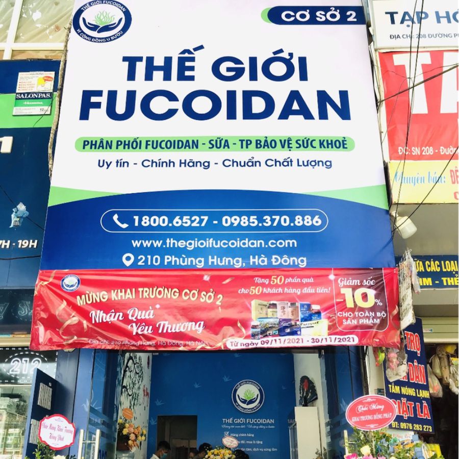 Thế giới Fuocoidan - địa chỉ phân phối Fucoidan uy tín, chính hãng hàng đầu Việt Nam
