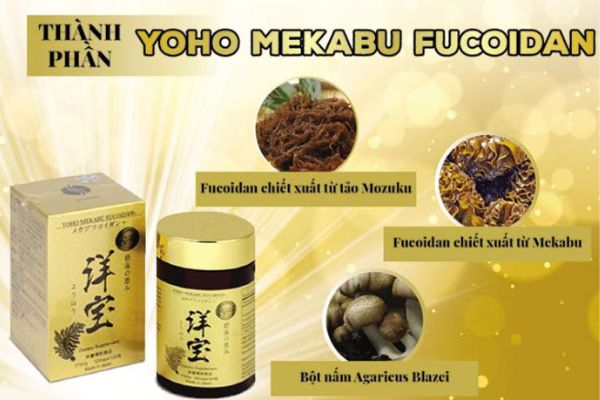 Sản phẩm hỗ trợ điều trị ung thư Yoho Mekabu Fucoidan