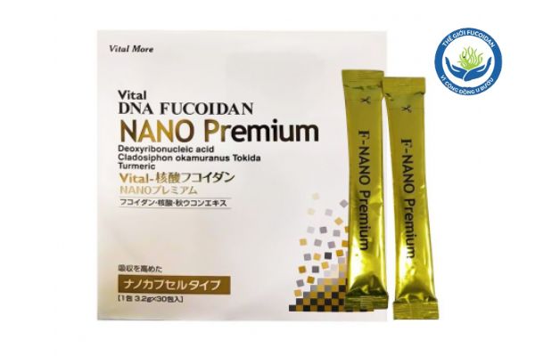 Vital Nucleic Acid Fucoidan Nano Premium – Mozuku, sữa cá hồi, nghệ mùa thu