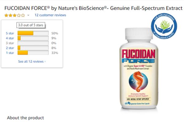 Fucoidan Force có tốt không?