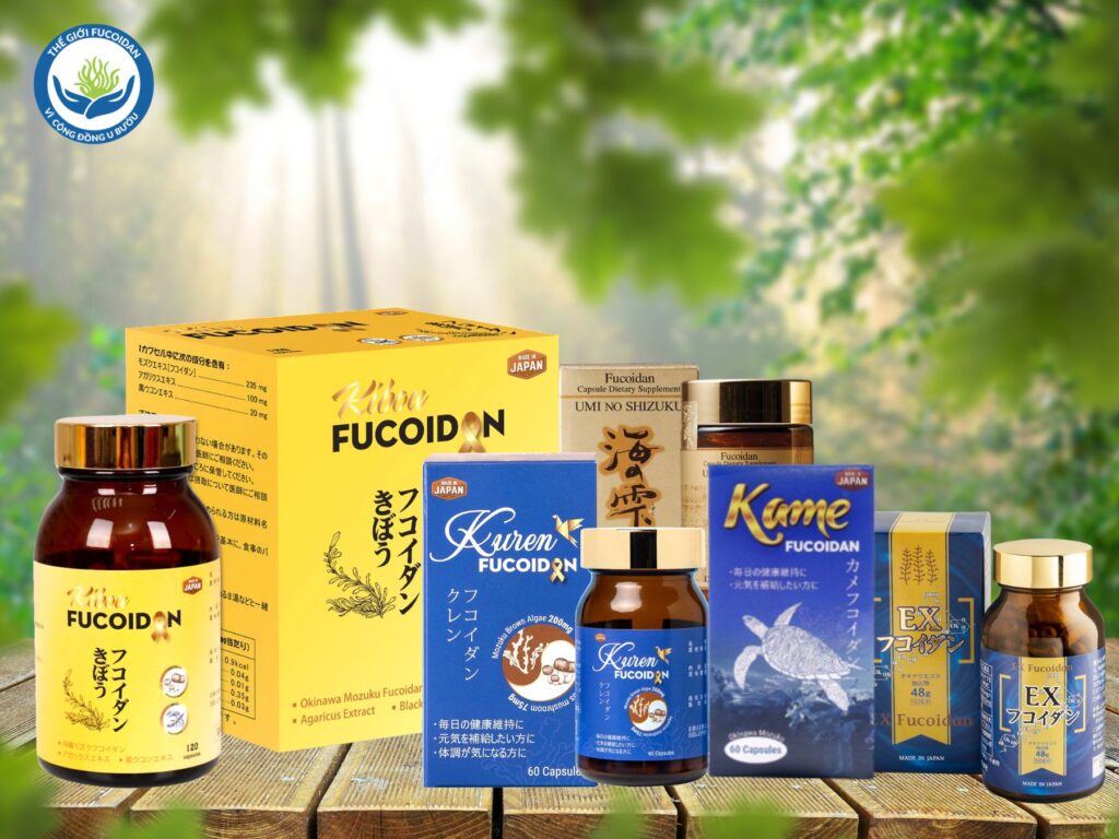 Các sản phẩm Fucoidan hỗ trợ ung bướu 