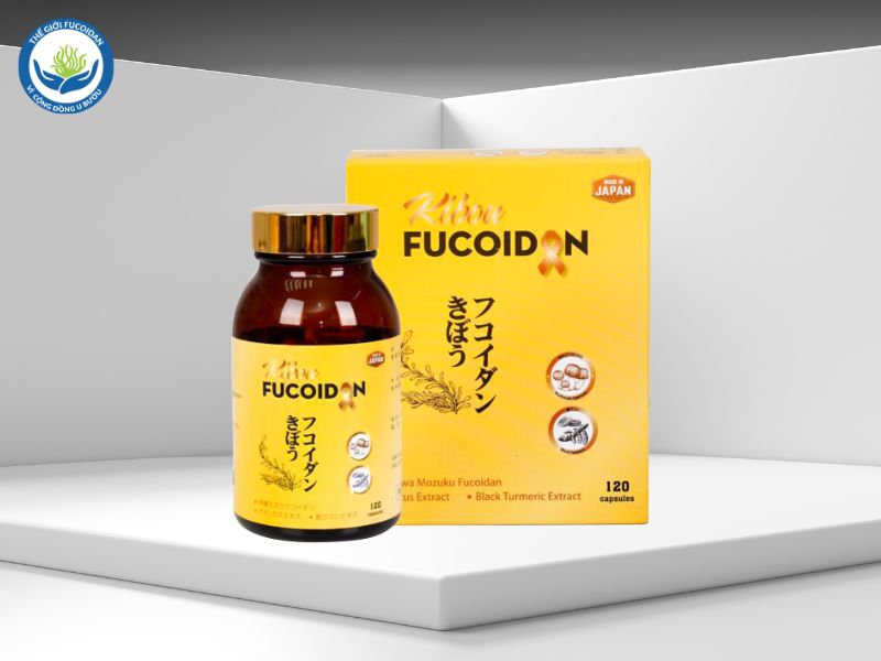 Kibou fucoidan - Fucoidan vàng 3 thành phần