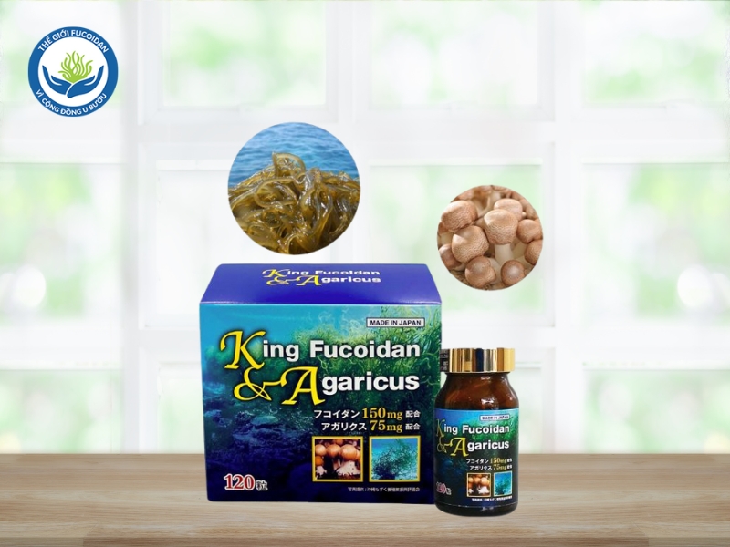 FUCOIDAN 2 THÀNH PHẦN KING FUCOIDAN & AGARICUS