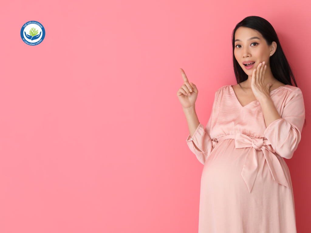 Phụ nữ có thai không nên dùng Fucoidan 
