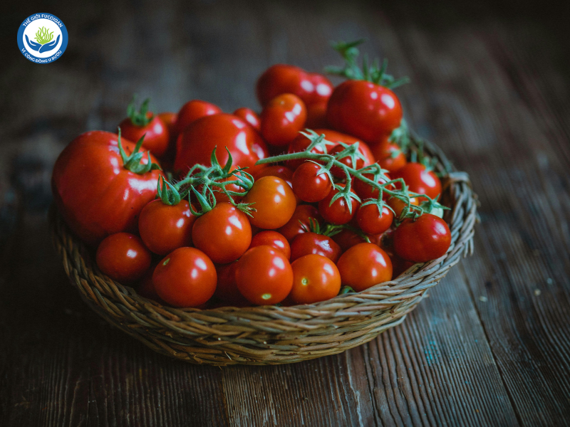 Cà chua chín Giàu lycopene – chất chống oxy hóa mạnh tan trong dầu