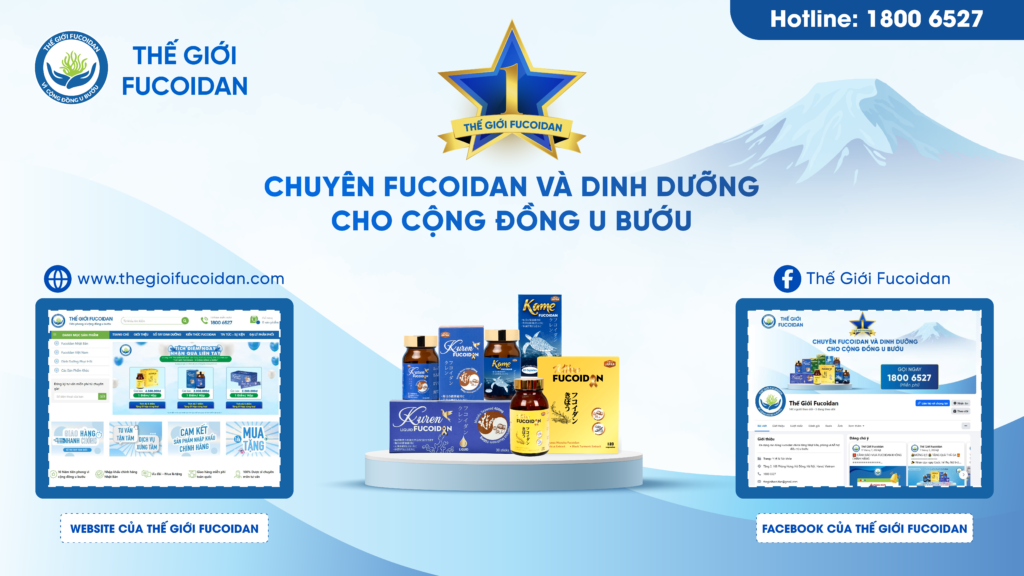 Các kênh thương mại điện tử chính thống của Thế Giới Fucoidan 