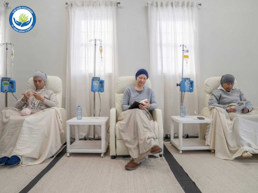 Kibou Fucoidan giảm mệt mỏi, buồn nôn và các tác dụng phụ sau hóa - xạ trị
